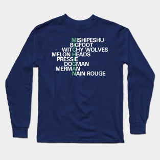 Michigan Cryptids Long Sleeve T-Shirt